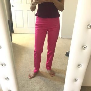 H&M pink Skinny pants NWOT size 6